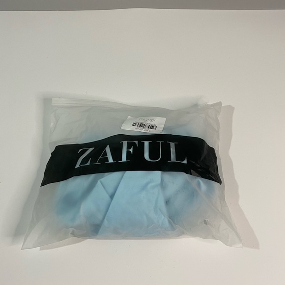 Pineapple Print Cheeky Bikini Set - Light Blue - Picture 6 of 7